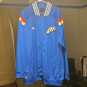 Oklahoma City Thunder Adidas Warmup Jacket 2XL